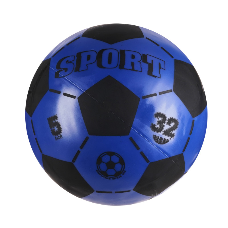 Albastru 23 cm. Minge de fotbal din colecția doar sport dezumflată  250844