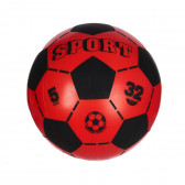 Minge de fotbal din colecția sport- numai dezumflată, 23 cm, roșu Unice 250848 
