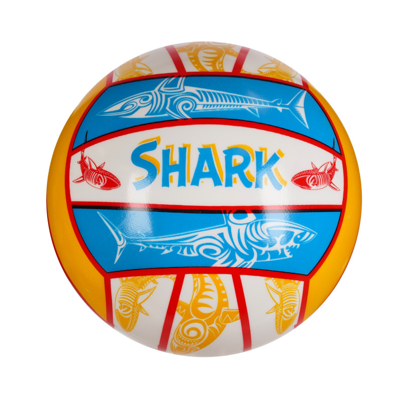 22 cm. volei portocaliu cu imprimeu Shark  250852