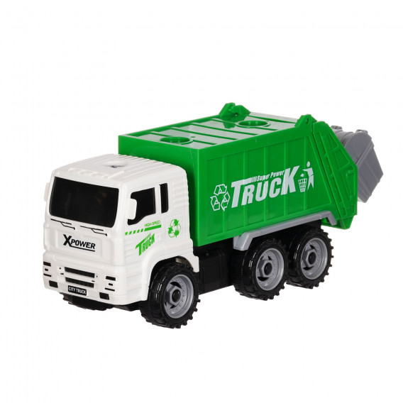 Camion de gunoi cu 4 cupe și scule Toi-Toys 250864 2