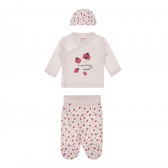 Bluză cu mâneci lungi și set de pantaloni pentru fetiță Boboli, roz Boboli 250964 