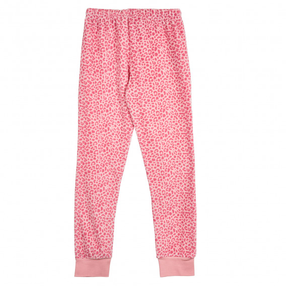 Pijamale din două piese cu mâneci lungi pentru fete, roz Boboli 251100 13