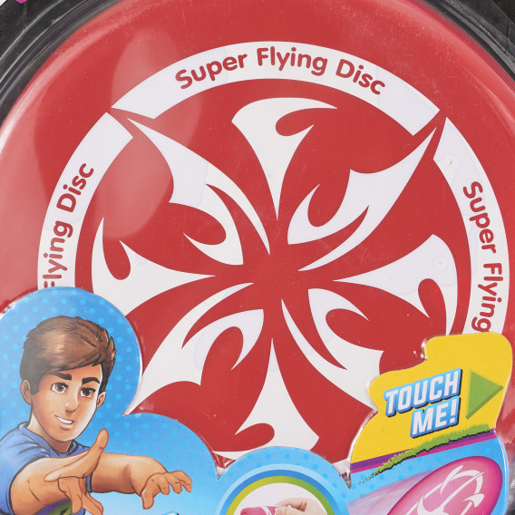 Frisbee flexibil roșu de 17 cm Toi-Toys 251182 2