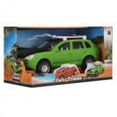 Mașină pentru copii cu placă de surf, verde Toi-Toys 251269 3