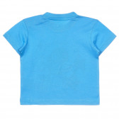 Tricou albastru Chicco din bumbac cu imprimeu dinozaur pentru bebeluși Chicco 251386 4
