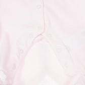 Salopetă Chicco din bumbac roz cu imprimeu iepuraș pentru bebeluși Chicco 251434 3
