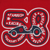 Tricou roșu Chicco din bumbac cu imprimeu al unei mașini de curse pentru bebeluși Chicco 251532 2