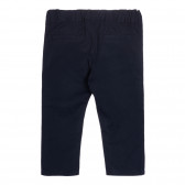 Pantaloni albaștri Chicco din bumbac pentru băieței Chicco 251980 4