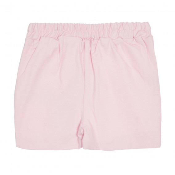 Pantaloni scurți roz Chicco din bumbac cu aplicație inimă Chicco 252242 3