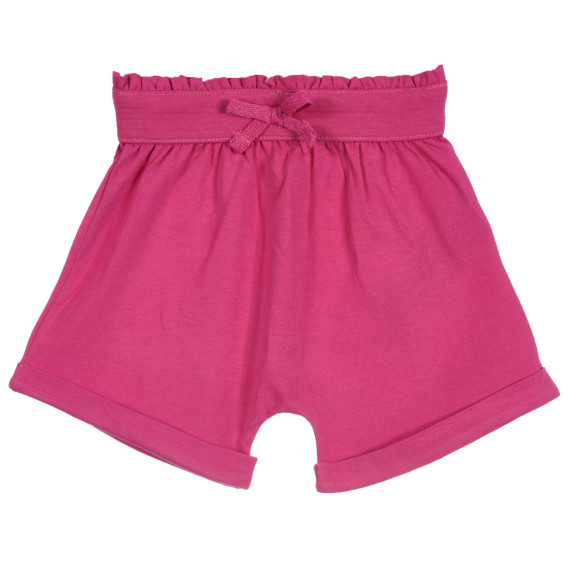 Pantaloni scurți roz Chicco din bumbac, pentru bebeluși Chicco 252598 