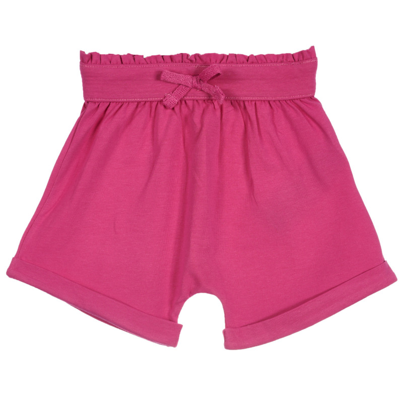 Pantaloni scurți roz Chicco din bumbac, pentru bebeluși  252598