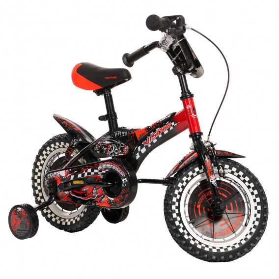 Bicicletă pentru copii NITRO 12 ", roșie Venera Bike 253336 3