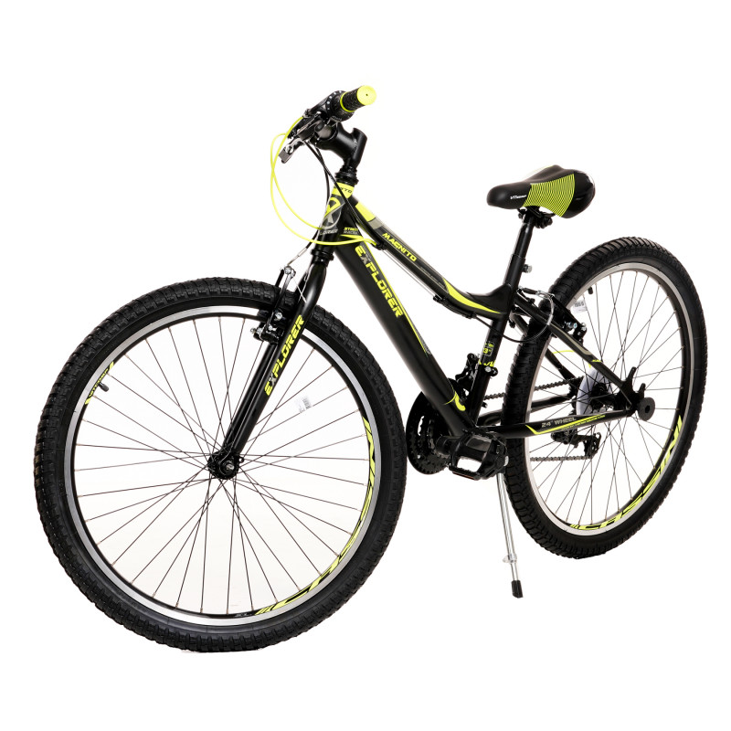 Bicicletă pentru copii EXPLORER FORCE 24 ", verde neon  253350
