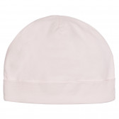 Pălărie de bumbac cu tiv pentru bebeluș, roz deschis Chicco 254221 
