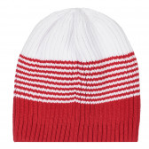 Pălărie de bumbac în dungi albe și roșii Chicco 254228 2