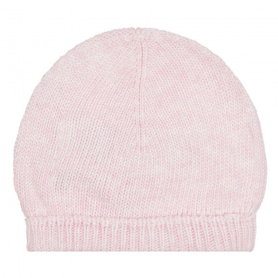 Pălărie tricotată cu tiv, roz deschis Chicco 254242 