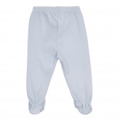 Set bluză și pantaloni cu botoși din bumbac Chicco cu ursuleti și pisoi pentru bebelusi, albastru Chicco 254505 7