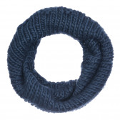 Guler eșarfă tricotat, albastru închis Chicco 254551 