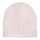 Pălărie din bumbac tricotată cu tiv pentru bebeluș, roz deschis Chicco 254701 3