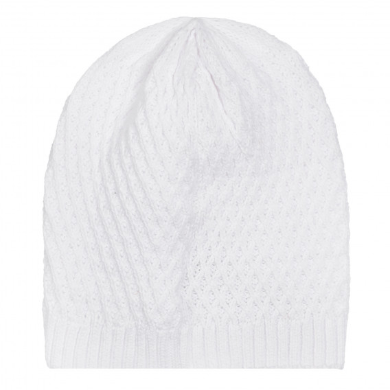 Pălărie pentru bebeluși tricotată, albă Chicco 254716 3