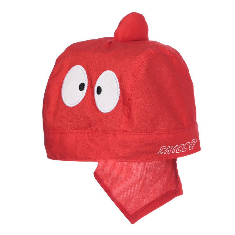 Pălărie pentru bebeluși din bumbac, roșie  254854