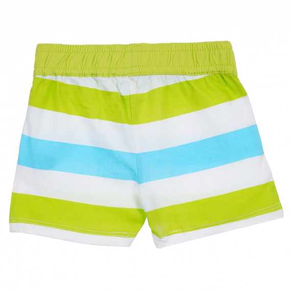 Set de tricouri din bumbac și pantaloni scurți pentru bebeluși în alb și verde Chicco 254982 7