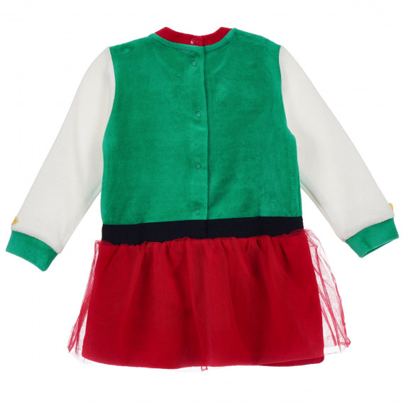 Costum de elf de Crăciun pentru fetiță, multicolor Chicco 255158 4