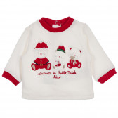 Set de Crăciun Chicco din bluză și pantaloni cu botoși, cu ursuleți, pentru bebelusi Chicco 255166 9