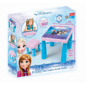 Masă mare Regatul de Gheață cu scaun Frozen 25529 