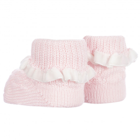 Șosete tricotate pentru bebeluși, în roz Chicco 255910 3