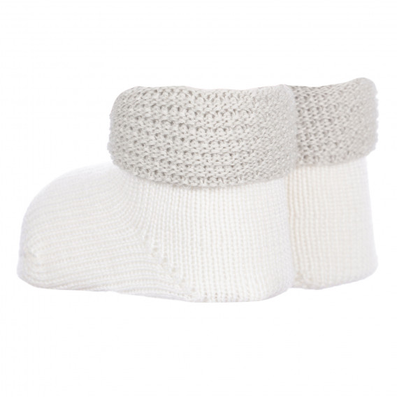Șosete tricotate pentru bebeluși, bej Chicco 255912 3