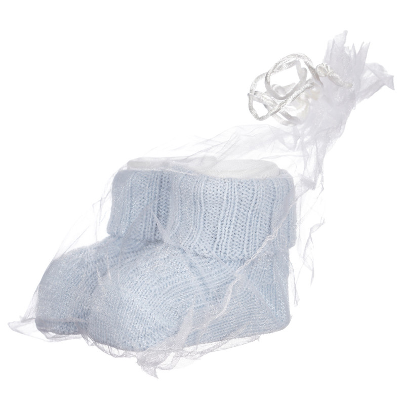 Șosete tricotate pentru bebeluși, albastre  255914