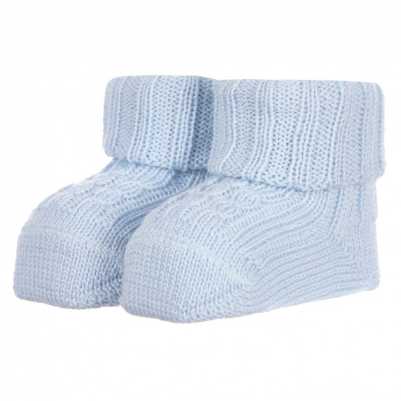 Șosete tricotate pentru bebeluși, albastre Chicco 255916 2