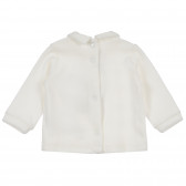 Set de bluză cu botine pentru bebeluși în alb și gri Chicco 255954 5