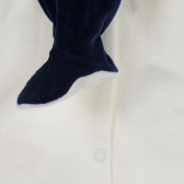 Set de pluș din două părți pentru un bebeluș în alb și albastru Chicco 255960 4