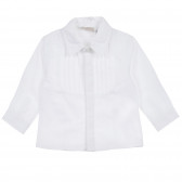 Set de cămașă și pantaloni pentru bebeluși din bumbac, alb Chicco 256060 2
