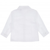 Set de cămașă și pantaloni pentru bebeluși din bumbac, alb Chicco 256064 5