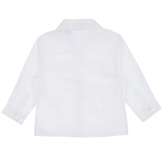 Set de cămașă și pantaloni pentru bebeluși din bumbac, alb Chicco 256064 5