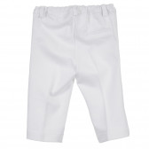 Set de cămașă și pantaloni pentru bebeluși din bumbac, alb Chicco 256066 7
