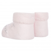 Șosete tricotate MOMIE ȘI DADDY pentru un bebeluș, în roz Chicco 256142 2