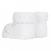 Șosete tricotate MOMY AND DADDY pentru bebeluș, alb Chicco 256144 2