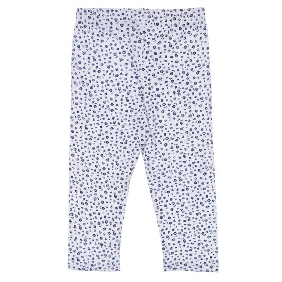 Pijamale din bumbac cu mâneci scurte, albe Chicco 256311 7