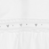 Rochie din bumbac cu mâneci lungi pentru bebeluș, albă Chicco 256350 2