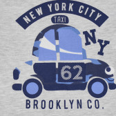 Pijamale NEW YORK CITY în gri și albastru Chicco 256400 3