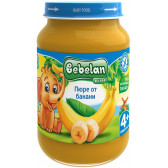 190 g. Piure de banane fără adaos de zahăr pentru copii cu vârsta peste 4 luni Bebelan 256488 4