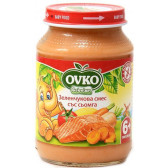 190 g. Piure de legume cu somon pentru copii peste 6 luni Bebelan 256543 