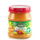Piure de cartofi dulci la 100g., borcan pentru copii peste 4 luni Bebelan 256544 