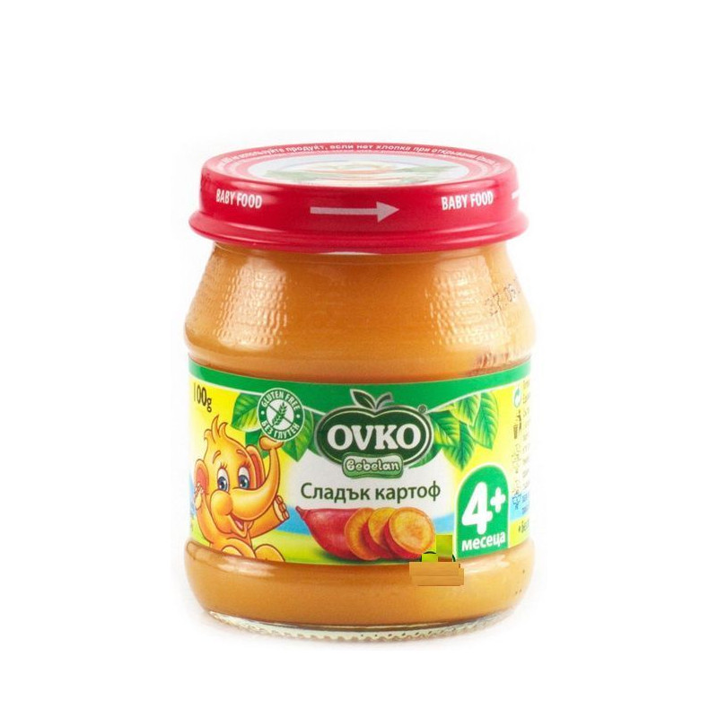 Piure de cartofi dulci la 100g., borcan pentru copii peste 4 luni  256544