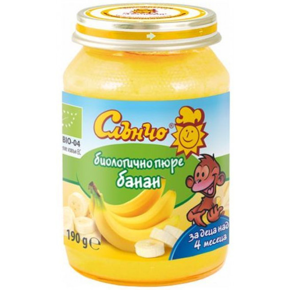 190 g. Piure de mere si dovleac pentru copii peste 4 luni Слънчо 256560 