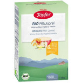 200 g. Terci de lapte organic cu ovăz integral, mere și vanilie în cutie pentru bebeluși de peste 6 luni Topfer 256606 3